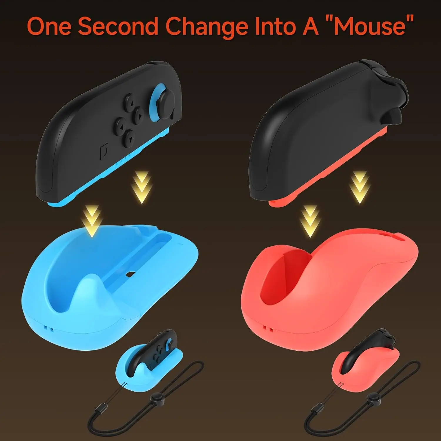 Gaming Controller Mouse for Switch 2 Joy-Con 2 Magnetic Portable Game Mice with Hand Strap Nitendo Switch 2 Console Accessories
Gaming Controller Mouse for Switch 2 Joy-Con 2 Magnetic Portable Game Mice with Hand Strap Nitendo Switch 2 Console Accessories
