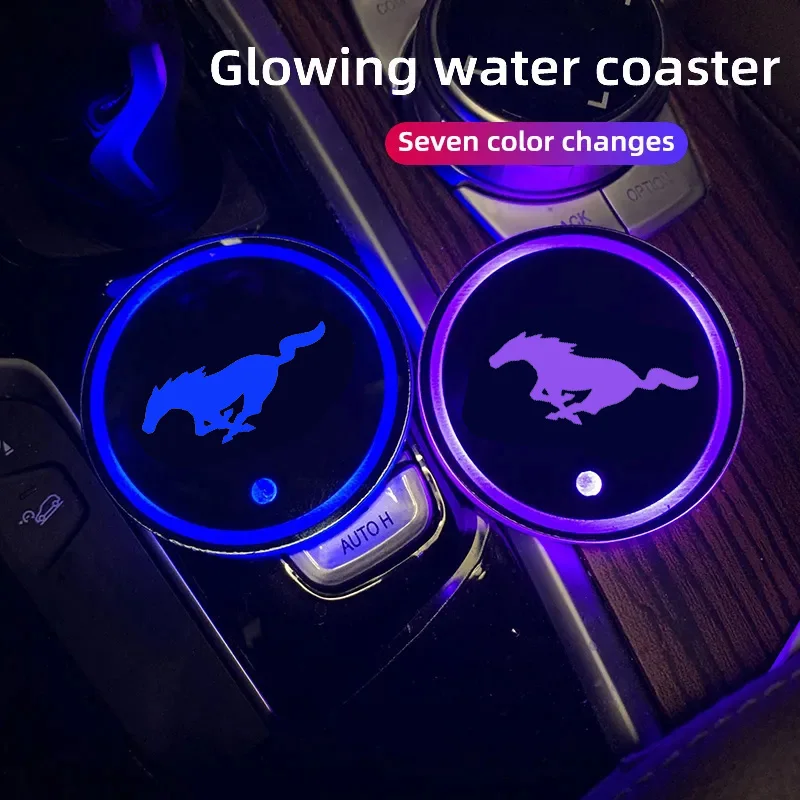Car Luminous Water Cup Coaster Led Atmosphere Light Accessories For Ford Mustang SHELBY GT 500 350 2014 2015 2016 2017 2018 2021
Car Luminous Water Cup Coaster Led Atmosphere Light Accessories For Ford Mustang SHELBY GT 500 350 2014 2015 2016 2017 2018 2021