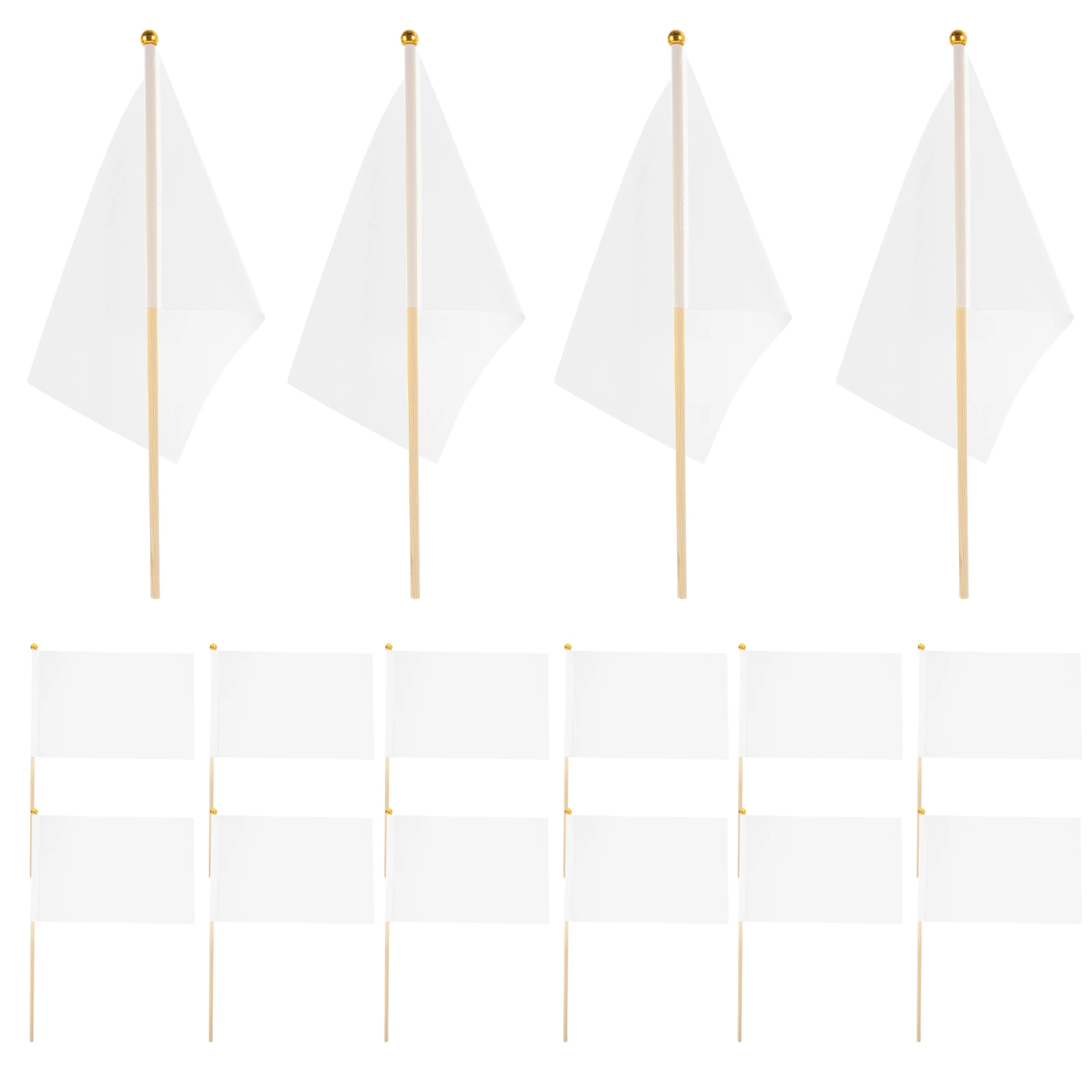 50 Pcs Referee Flag Hand Held Flags on Sticks Mini Polyester Cloth Handheld Signal
50 Pcs Referee Flag Hand Held Flags on Sticks Mini Polyester Cloth Handheld Signal