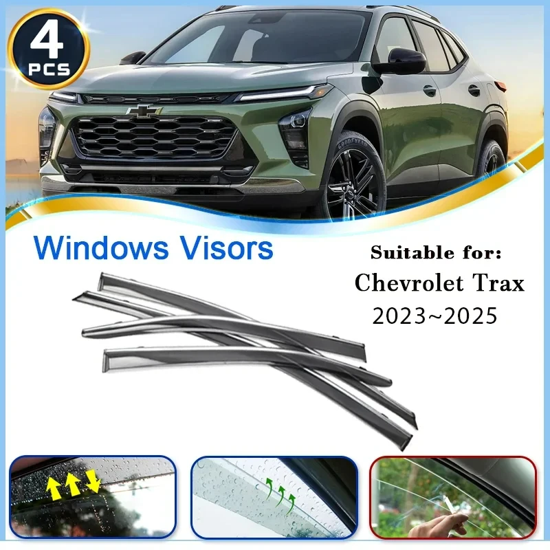 Car Window Visors For Chevrolet Trax 1LT MK2 2023~2025 Sun And Rainy Shelter Deflector Awning Guard Covers Protector Accessories
Car Window Visors For Chevrolet Trax 1LT MK2 2023~2025 Sun And Rainy Shelter Deflector Awning Guard Covers Protector Accessories