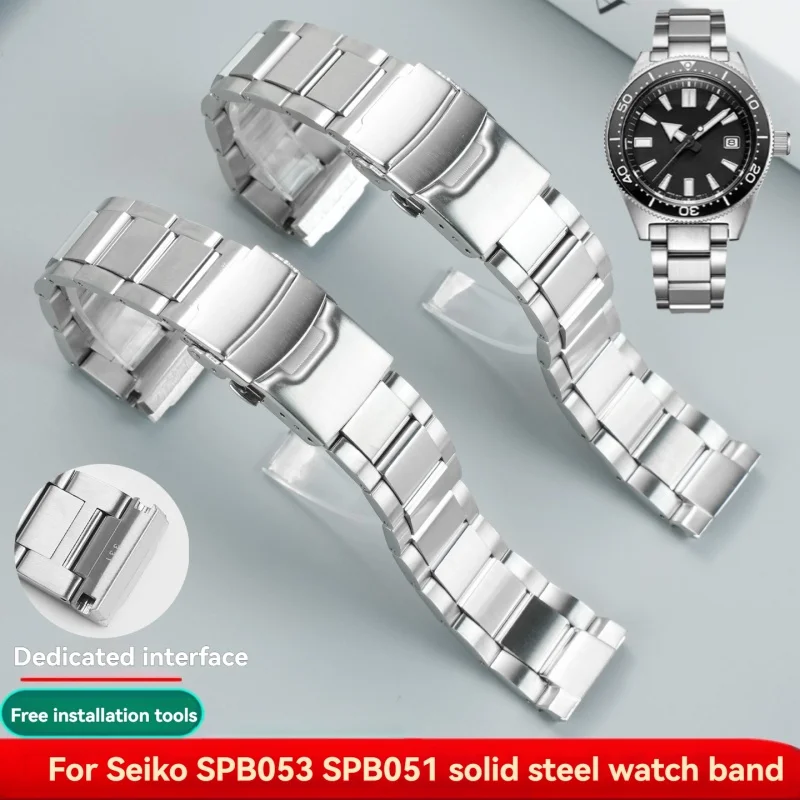For Seiko SPB053 SPB051 SBDCO51 SBDC053 SBDC055 Series Solid Fine Stainless Steel Watch Band 20mm High Quality Watch Strap Chain
For Seiko SPB053 SPB051 SBDCO51 SBDC053 SBDC055 Series Solid Fine Stainless Steel Watch Band 20mm High Quality Watch Strap Chain