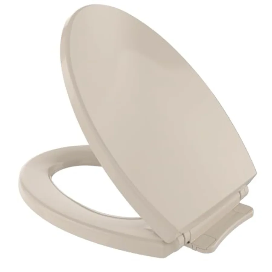 SoftClose Slow Close Elongated Toilet Seat and Lid for residential use, polypropylene, bone color, quiet hydraulic closing mech
SoftClose Slow Close Elongated Toilet Seat and Lid for residential use, polypropylene, bone color, quiet hydraulic closing mech