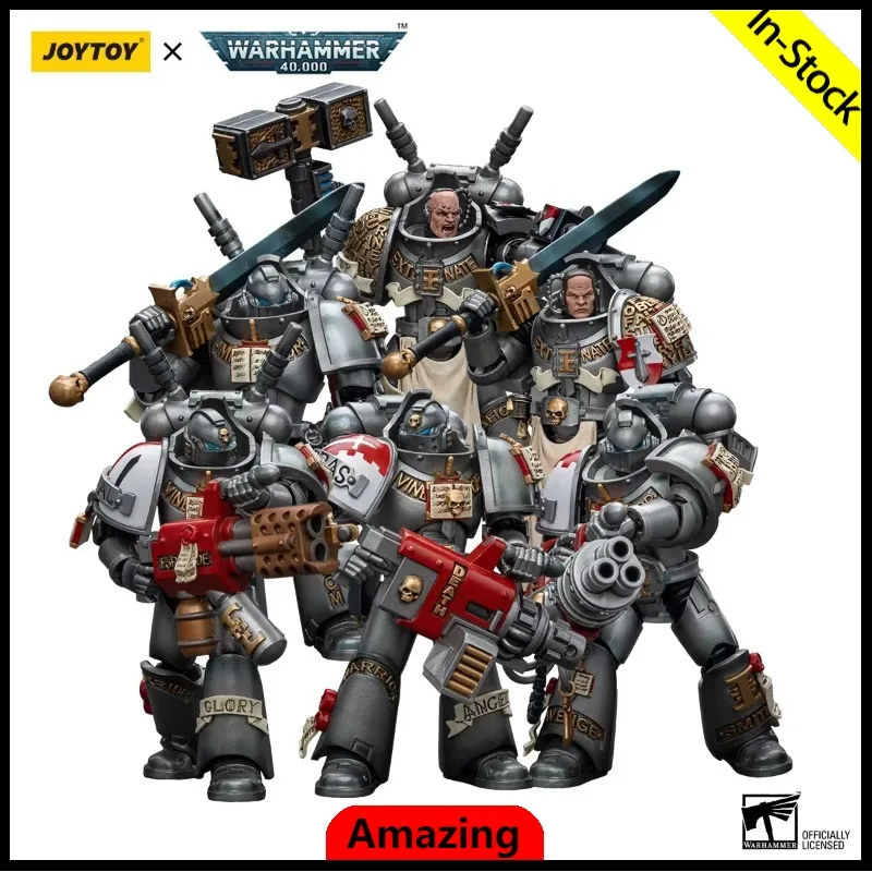 JOYTOY Warhammer 40k 1/18 12cm Grey Knights Interceptor Squad Strike Squad Anime Action Figures Toys Gifts Collection Model
JOYTOY Warhammer 40k 1/18 12cm Grey Knights Interceptor Squad Strike Squad Anime Action Figures Toys Gifts Collection Model