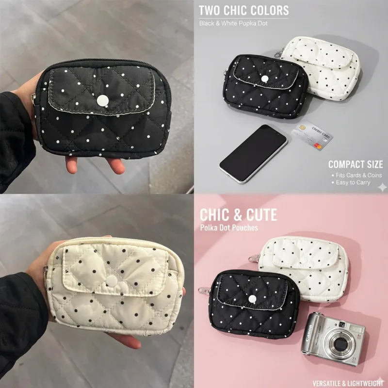 Polka Dot Tote Bag Korean Style Storage Bag Storage Pouch Soft Thickened Sanitary Napkin High Capacity Makeup Travel Organizer
Polka Dot Tote Bag Korean Style Storage Bag Storage Pouch Soft Thickened Sanitary Napkin High Capacity Makeup Travel Organizer