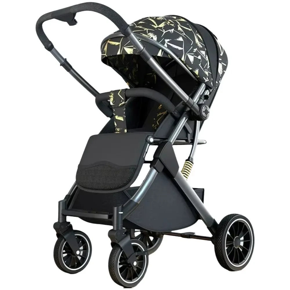 Lightweight Foldable Two-Way Baby Stroller High Landscape View - Sit Or Lie Mode for Newborn Children
Lightweight Foldable Two-Way Baby Stroller High Landscape View - Sit Or Lie Mode for Newborn Children