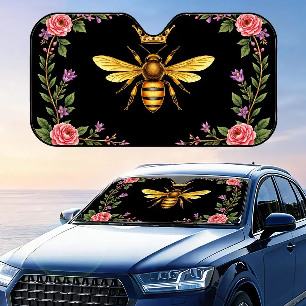 HOT Queen Bee Sun Visor Car Sun Shade Windshield Cover UV Protection Aluminum Foil Reflective Heat Insulation Foldable
HOT Queen Bee Sun Visor Car Sun Shade Windshield Cover UV Protection Aluminum Foil Reflective Heat Insulation Foldable
