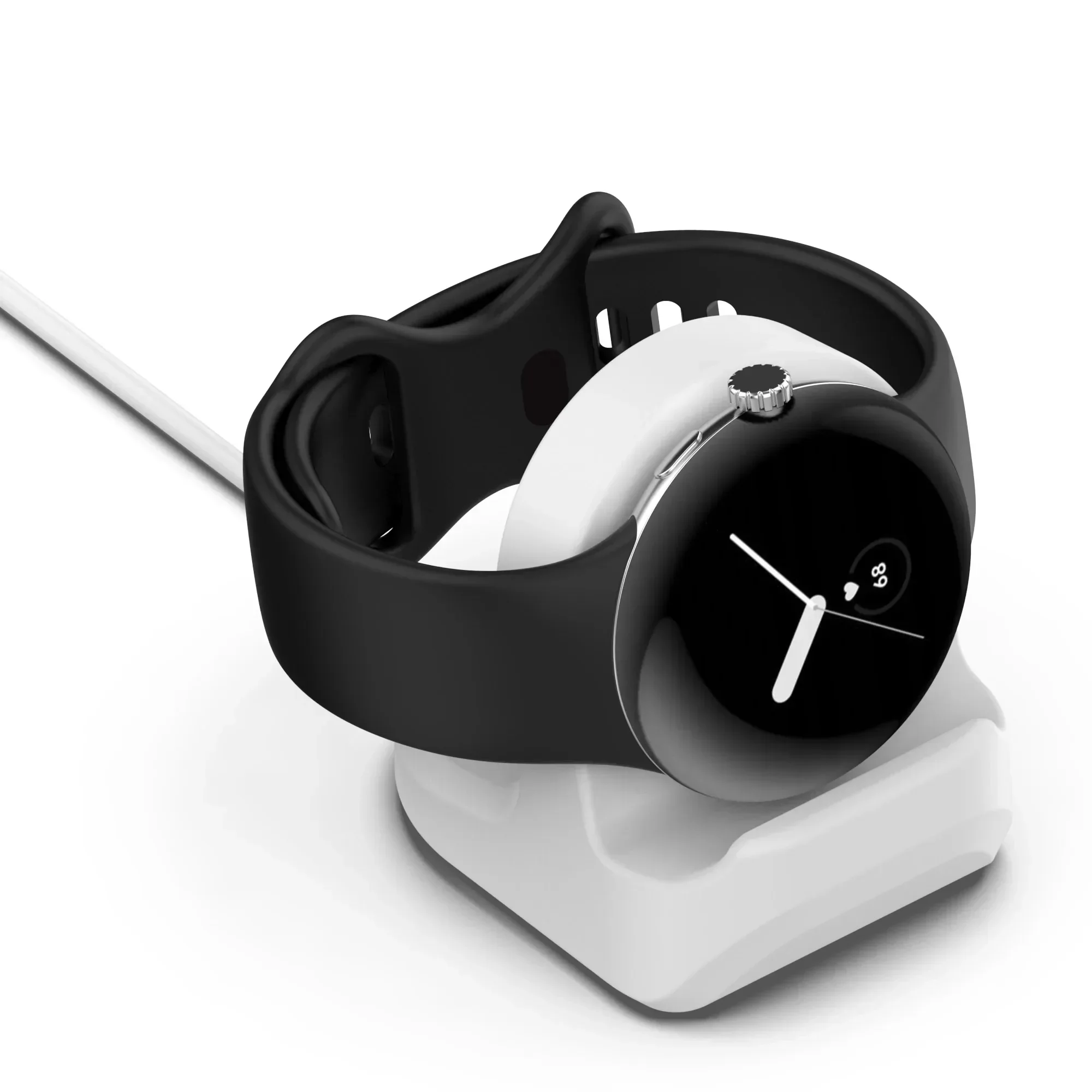 Силиконовый держатель для Google Pixel Watch 2, зарядка с отверстием для кабеля, поддержка зарядного устройства, кронштейн для Pixel Watch, док-станция
Силиконовый держатель для Google Pixel Watch 2, зарядка с отверстием для кабеля, поддержка зарядного устройства, кронштейн для Pixel Watch, док-станция