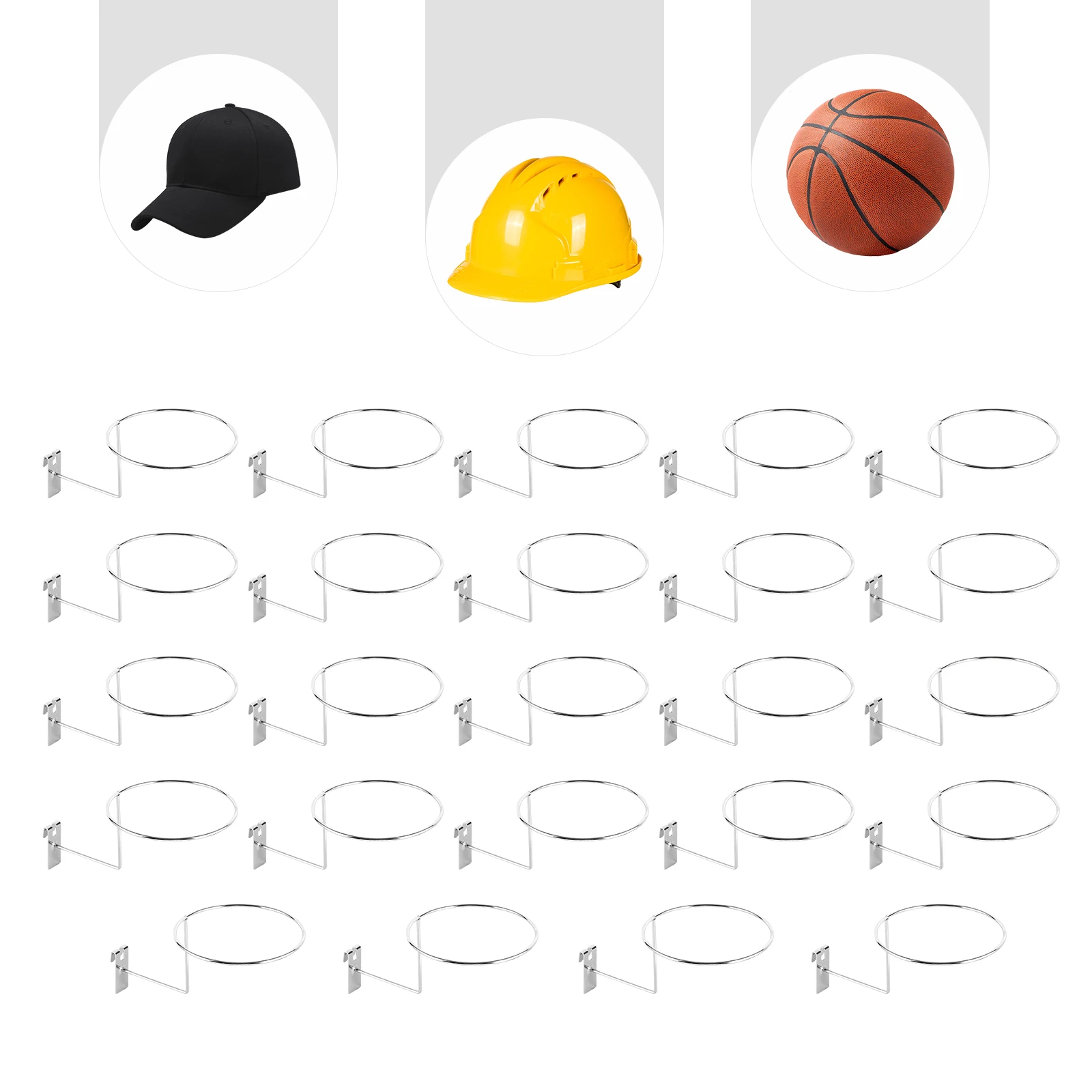 24 шт. настенные вешалки для шляп 5,51 дюйма, вешалка для шляп, сетчатые крючки, планки, вешалка для кепок с двойным кронштейном-крючком
24 шт. настенные вешалки для шляп 5,51 дюйма, вешалка для шляп, сетчатые крючки, планки, вешалка для кепок с двойным кронштейном-крючком