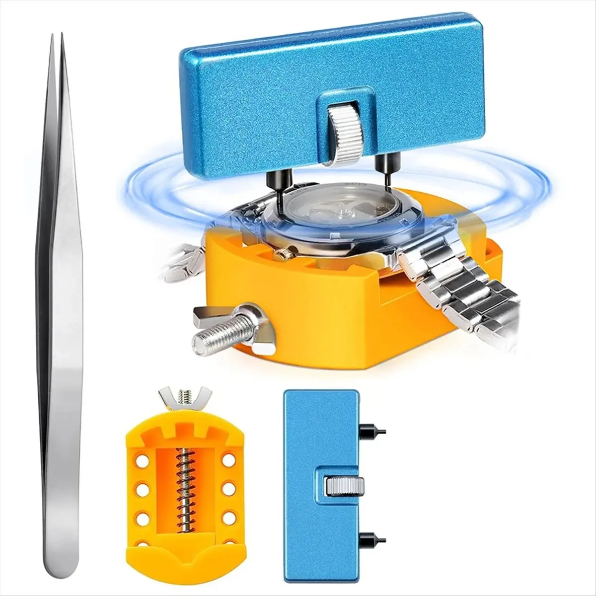 ABYB Watchmaker Repair Tool Kit Watch Opener Wrench Back Cover Remover Opening Tools for Battery Change Watch Repair Tool
ABYB Watchmaker Repair Tool Kit Watch Opener Wrench Back Cover Remover Opening Tools for Battery Change Watch Repair Tool