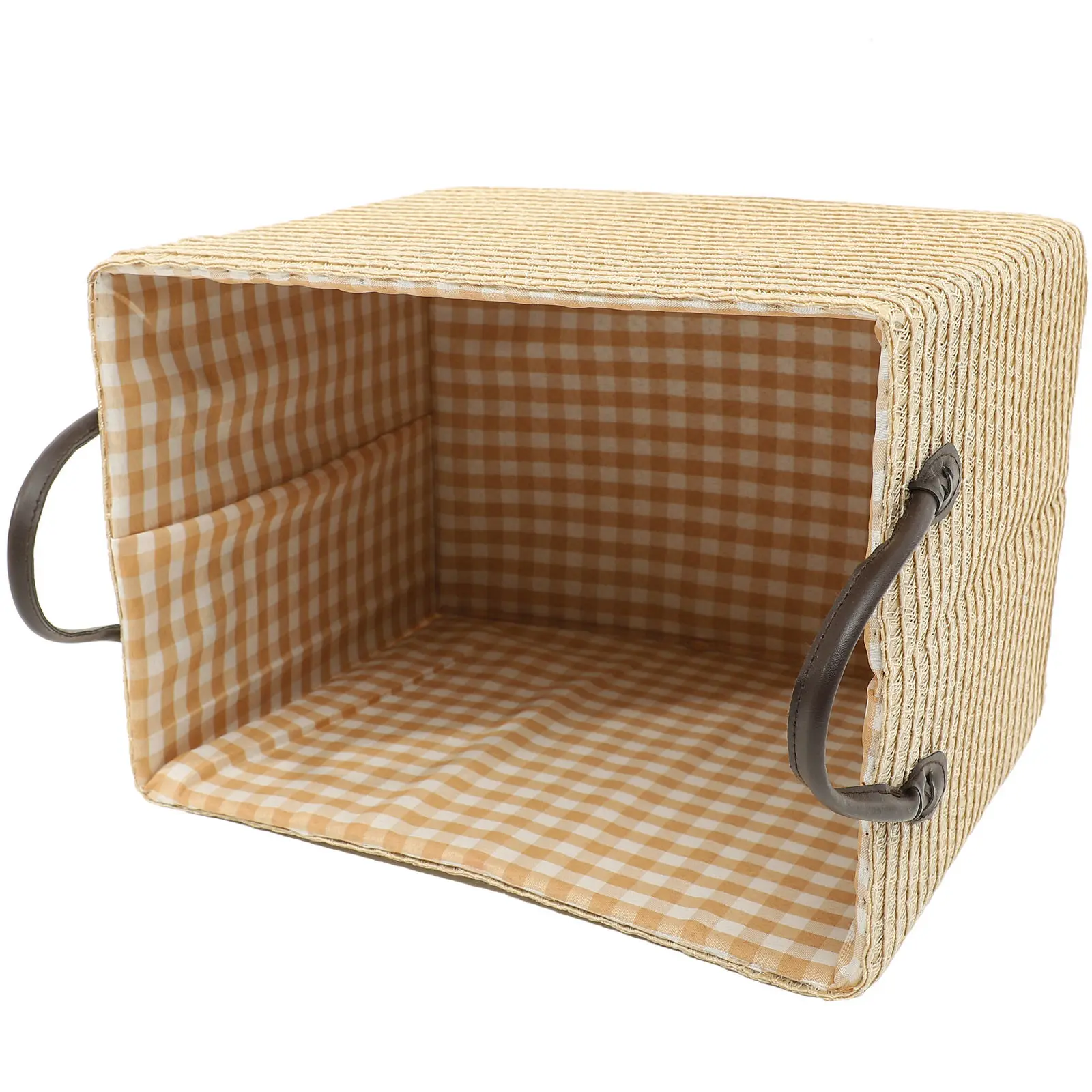 Clothes Storage Organizer Woven Storage Basket with Sturdy Handles Easy to Move Multipurpose for Clothing Bedding Sundries
Clothes Storage Organizer Woven Storage Basket with Sturdy Handles Easy to Move Multipurpose for Clothing Bedding Sundries