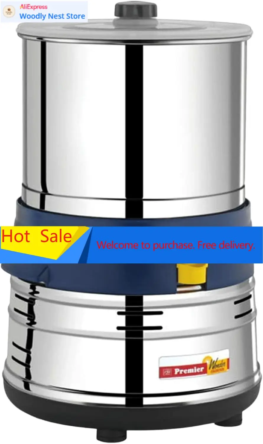 Small Wonder Table Top Wet Rice and Lentils Grinder 1.5 Liter,110 volts with coconut scrapper and atta kneader
Small Wonder Table Top Wet Rice and Lentils Grinder 1.5 Liter,110 volts with coconut scrapper and atta kneader