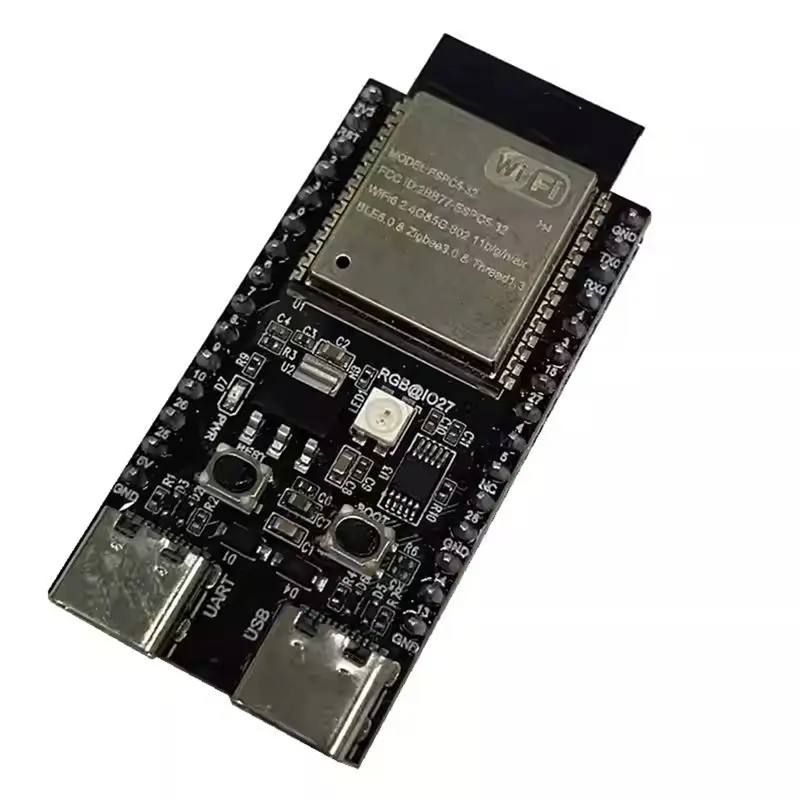 Комплект для разработки SCLS ESP32-C5-Devkitc-1: двухъядерный Wi-Fi 2.4G/5G, Bluetooth, модуль ESP32-C5-WROOM-1 для IoT
Комплект для разработки SCLS ESP32-C5-Devkitc-1: двухъядерный Wi-Fi 2.4G/5G, Bluetooth, модуль ESP32-C5-WROOM-1 для IoT