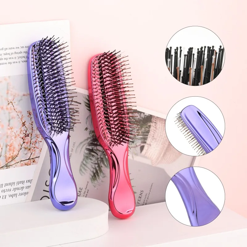 Comb Hair, Meridian Massage, Scalp Cleaning and Care, Dry and Wet Dual-use Portable Hair Comb Barber Accessories
Comb Hair, Meridian Massage, Scalp Cleaning and Care, Dry and Wet Dual-use Portable Hair Comb Barber Accessories