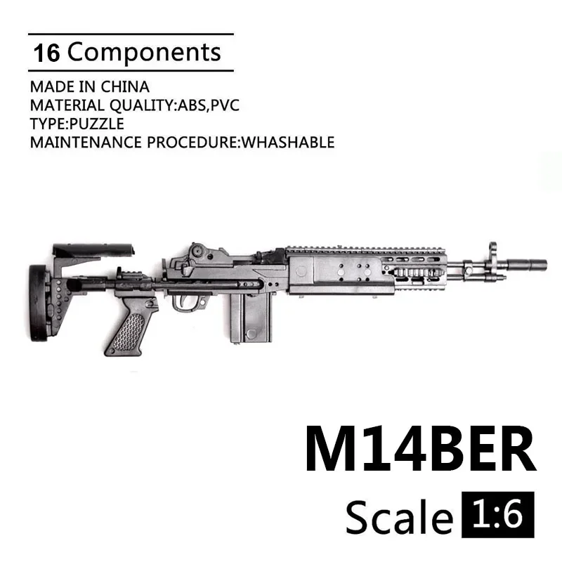 10PCS 1/6 Scale M14BER Combat Rifle Gun Model Plastic Assemble Toys for 1/6 Action Figures Soldier Military Building Kit Toy
10PCS 1/6 Scale M14BER Combat Rifle Gun Model Plastic Assemble Toys for 1/6 Action Figures Soldier Military Building Kit Toy