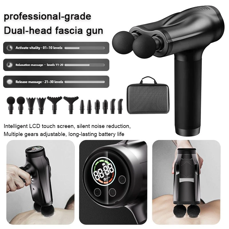 Fascia gun, adult cervical spine, waist and back massage tool, home muscle relaxation massage hammer, fitness equipment
Fascia gun, adult cervical spine, waist and back massage tool, home muscle relaxation massage hammer, fitness equipment