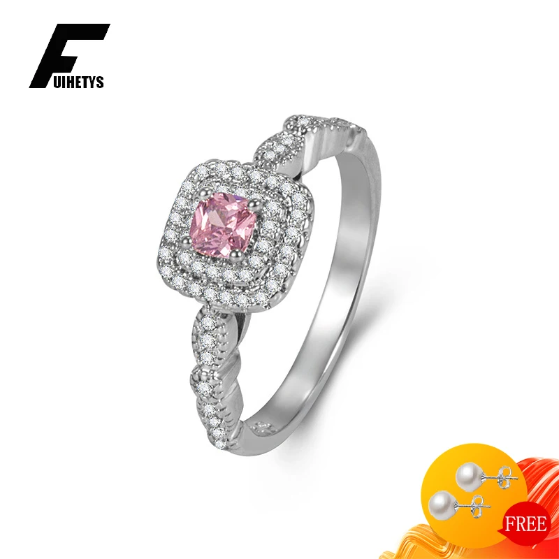 FUIHETYS Elegant Jewelry Ring 925 Silver Ornaments with Zircon Gemstone Finger Rings for Women Wedding Party Promise Bridal Gift
FUIHETYS Elegant Jewelry Ring 925 Silver Ornaments with Zircon Gemstone Finger Rings for Women Wedding Party Promise Bridal Gift