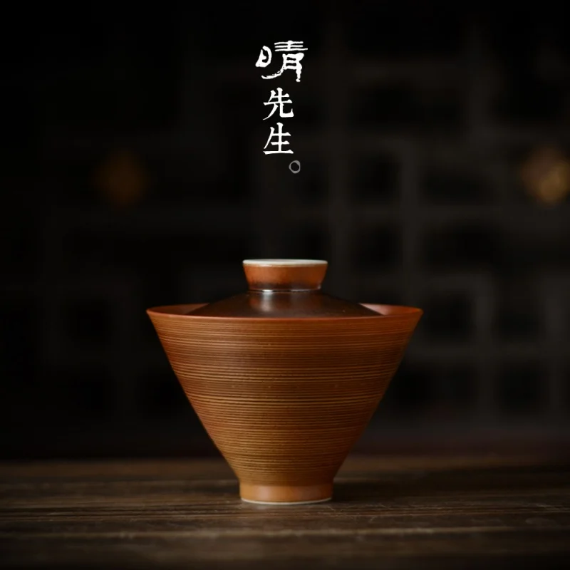 ★Jingdezhen Pine Wood Burning Gaiwan Handmade Japanese Wood Kiln Ceramic Hand-Held Tea Brewing Bowl Kung Fu Tea Bowl
★Jingdezhen Pine Wood Burning Gaiwan Handmade Japanese Wood Kiln Ceramic Hand-Held Tea Brewing Bowl Kung Fu Tea Bowl