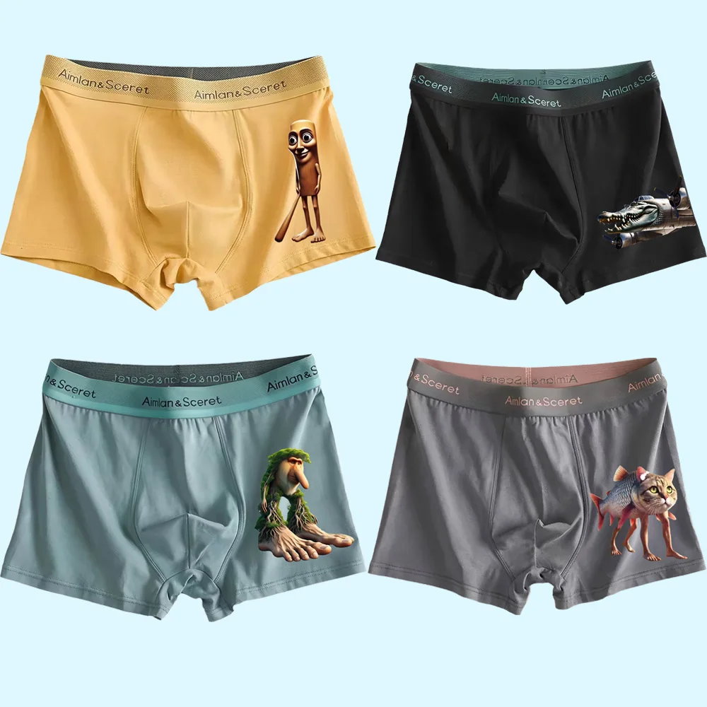 Tralalero Tralala Tung Tung Tung Sahur Brr Brr Patapim Meme Funny Italian Brain Rot Pure Cotton Men's Underwear Plus Size Fat
Tralalero Tralala Tung Tung Tung Sahur Brr Brr Patapim Meme Funny Italian Brain Rot Pure Cotton Men's Underwear Plus Size Fat