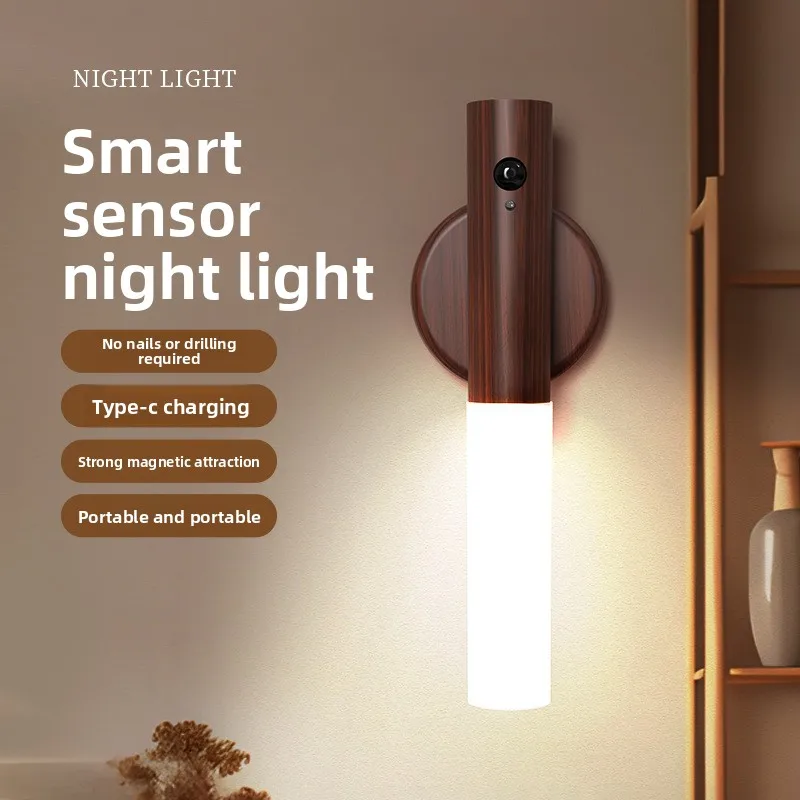 Motion Sensor Wall Light Indoor Led Magnetic Portable Lamp Charge Hallway Bedroom Wardrobe Table Stairwell Cabinet Night Light 
Motion Sensor Wall Light Indoor Led Magnetic Portable Lamp Charge Hallway Bedroom Wardrobe Table Stairwell Cabinet Night Light