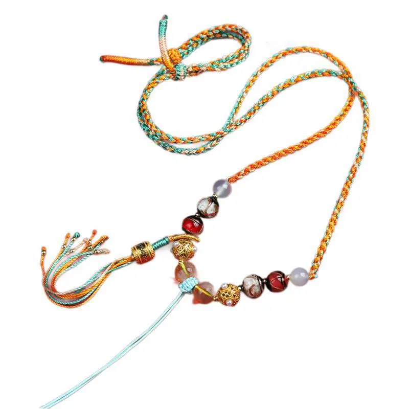 Gift box packaging New Thangka Cord Handmade Braided Rope - Ethnic Style Vintage Pendant Cord for Tibetan Necklace Accessories
Gift box packaging New Thangka Cord Handmade Braided Rope - Ethnic Style Vintage Pendant Cord for Tibetan Necklace Accessories
