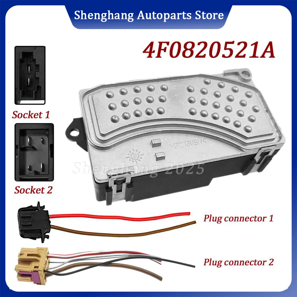 4F0820521A Heater Blower Fan Motor Resistor Regulator car accessories 4F0820521 132539 For A6 C6 R8 2004-2011
4F0820521A Heater Blower Fan Motor Resistor Regulator car accessories 4F0820521 132539 For A6 C6 R8 2004-2011