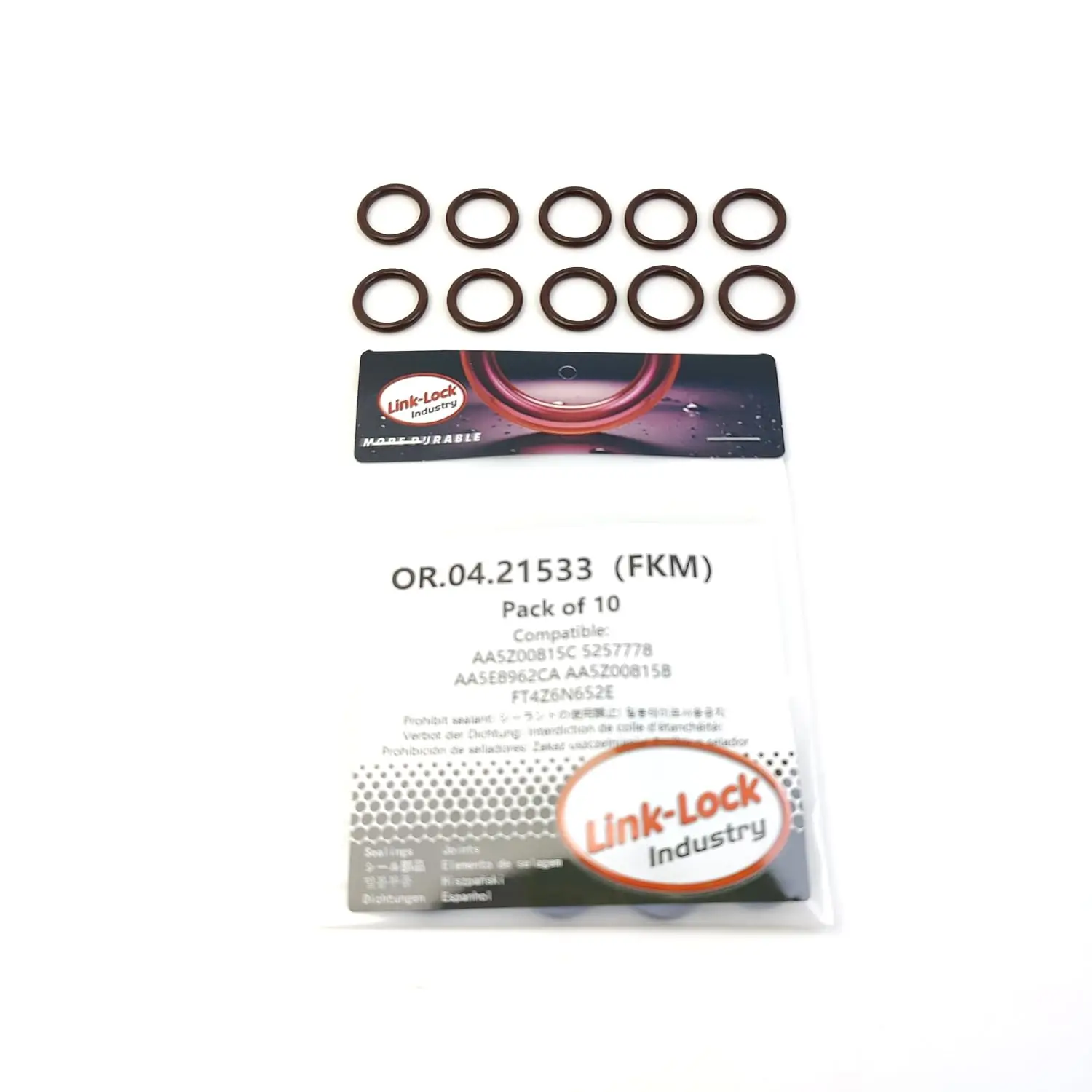 LINK-LOCK 10PCS OR.04.21533 FKM Viton Sealing O-Ring Kit of Turbocharger oil return pipe AA5Z00815C 5257778 AA5E8962CA AA5Z00815
LINK-LOCK 10PCS OR.04.21533 FKM Viton Sealing O-Ring Kit of Turbocharger oil return pipe AA5Z00815C 5257778 AA5E8962CA AA5Z00815