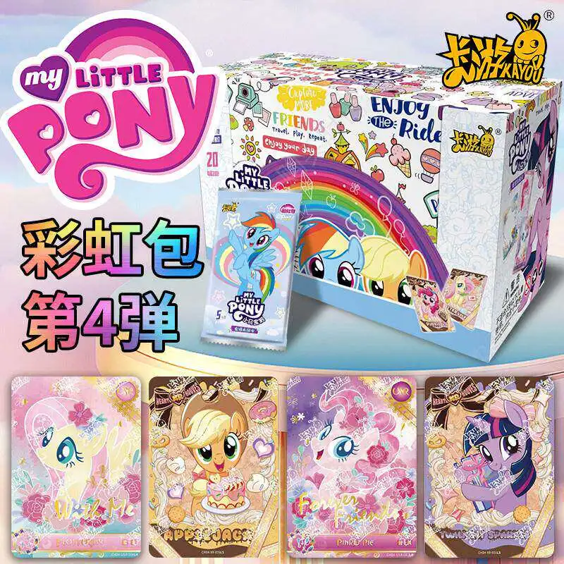 Kayou Authentic My Little Pony Collectible Cards 4th Edition Rainbow Box 100 Pcs XR Cards For Kids Card Collectors
Kayou Authentic My Little Pony Collectible Cards 4th Edition Rainbow Box 100 Pcs XR Cards For Kids Card Collectors