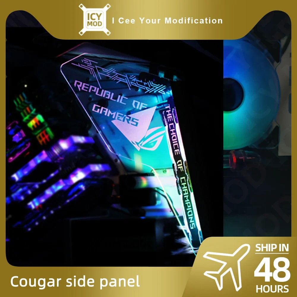 COUGAR Conqueror мод панель транспертная шасси пластина настроить боковой Чехол для Cougar PC чехол для шкафа AURA SYNC ROG DIY Refit
COUGAR Conqueror мод панель транспертная шасси пластина настроить боковой Чехол для Cougar PC чехол для шкафа AURA SYNC ROG DIY Refit