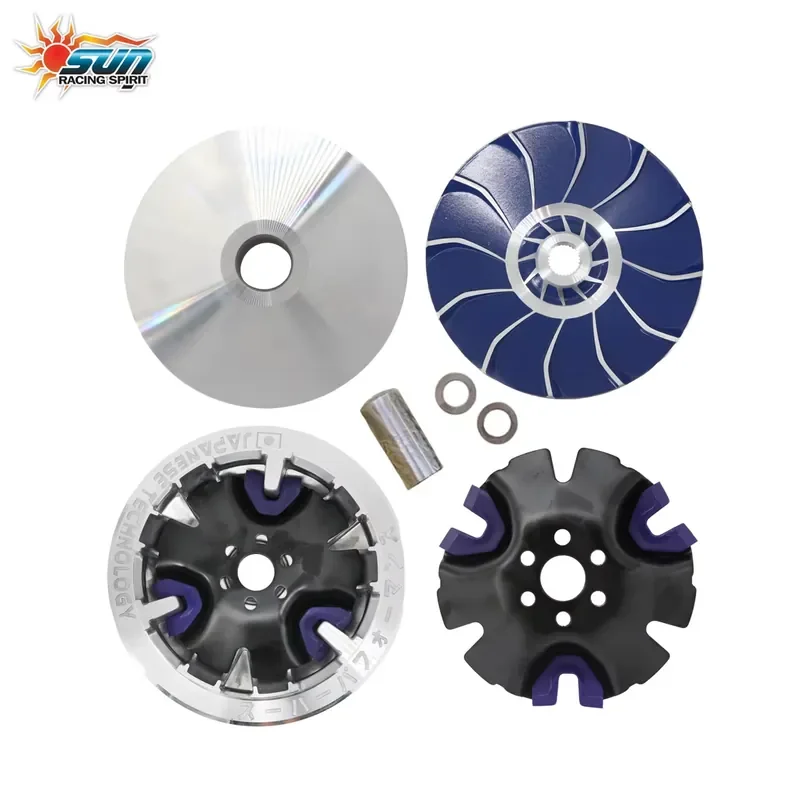 SUN Racing PCX160 CVT Drive Pulley Kit Steel 9pcs Weight Rollers New Smooth Acceleration Durable Transmission Taiwan Made
SUN Racing PCX160 CVT Drive Pulley Kit Steel 9pcs Weight Rollers New Smooth Acceleration Durable Transmission Taiwan Made