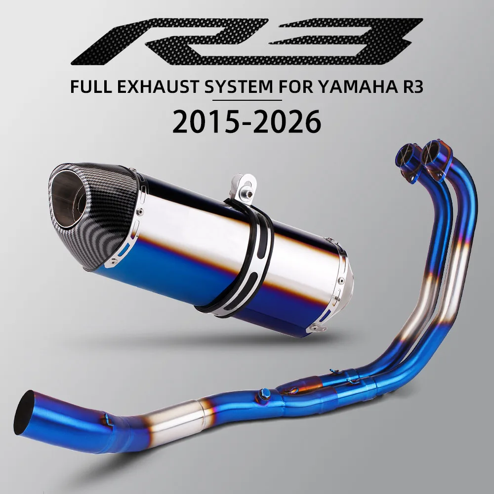 Выхлопная система R3 для Yamaha MT03 R25 MT25 2015-2024, комплект для мотоциклов, гоночная труба, глушитель R77 с DBKiller
Выхлопная система R3 для Yamaha MT03 R25 MT25 2015-2024, комплект для мотоциклов, гоночная труба, глушитель R77 с DBKiller