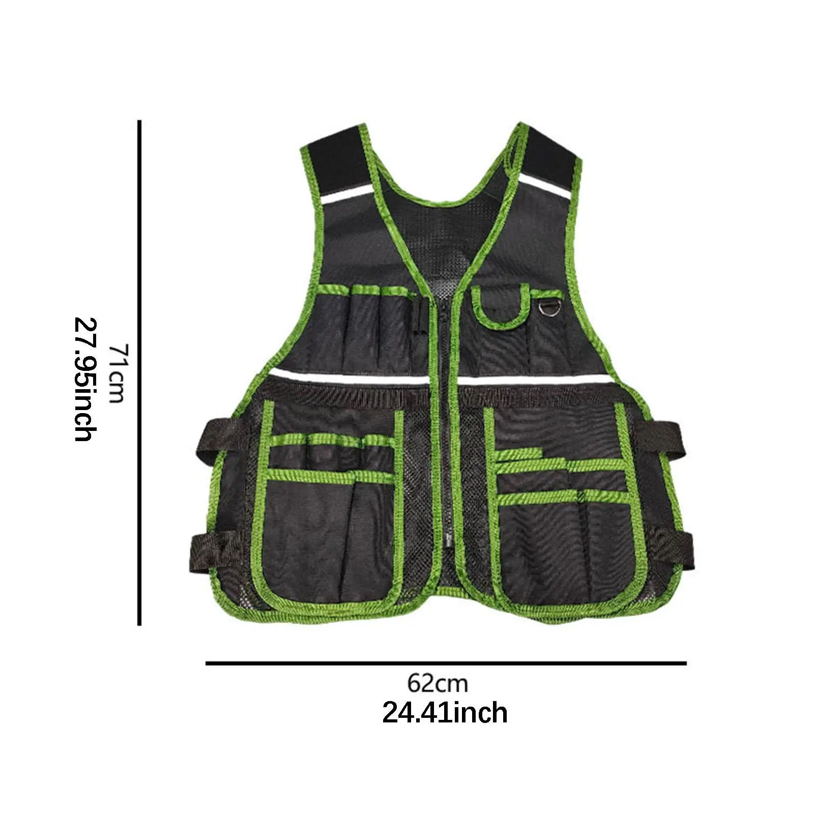 Durable Oxford Electrician Work Vest Reflective Multi Pocket Tool Bag Adjustable Safety Workwear for Outdoor Tasks
Durable Oxford Electrician Work Vest Reflective Multi Pocket Tool Bag Adjustable Safety Workwear for Outdoor Tasks