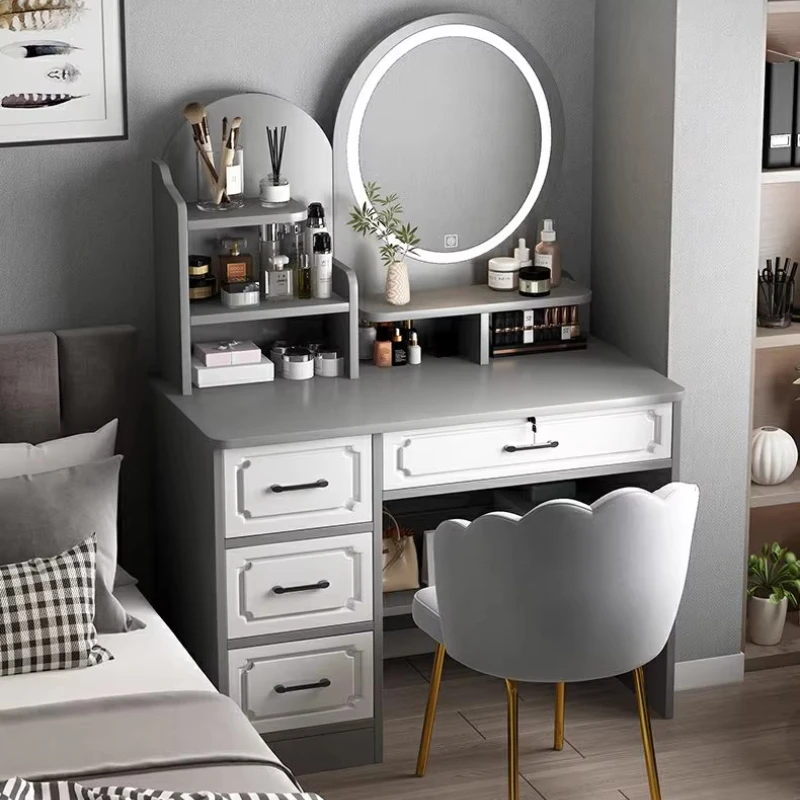 Chair Makeup Vanity Desk Dressing Room Drawers Toilet Girl Chest Drawers Bedroom Set Tocador Maquillaje Home Furniture
Chair Makeup Vanity Desk Dressing Room Drawers Toilet Girl Chest Drawers Bedroom Set Tocador Maquillaje Home Furniture
