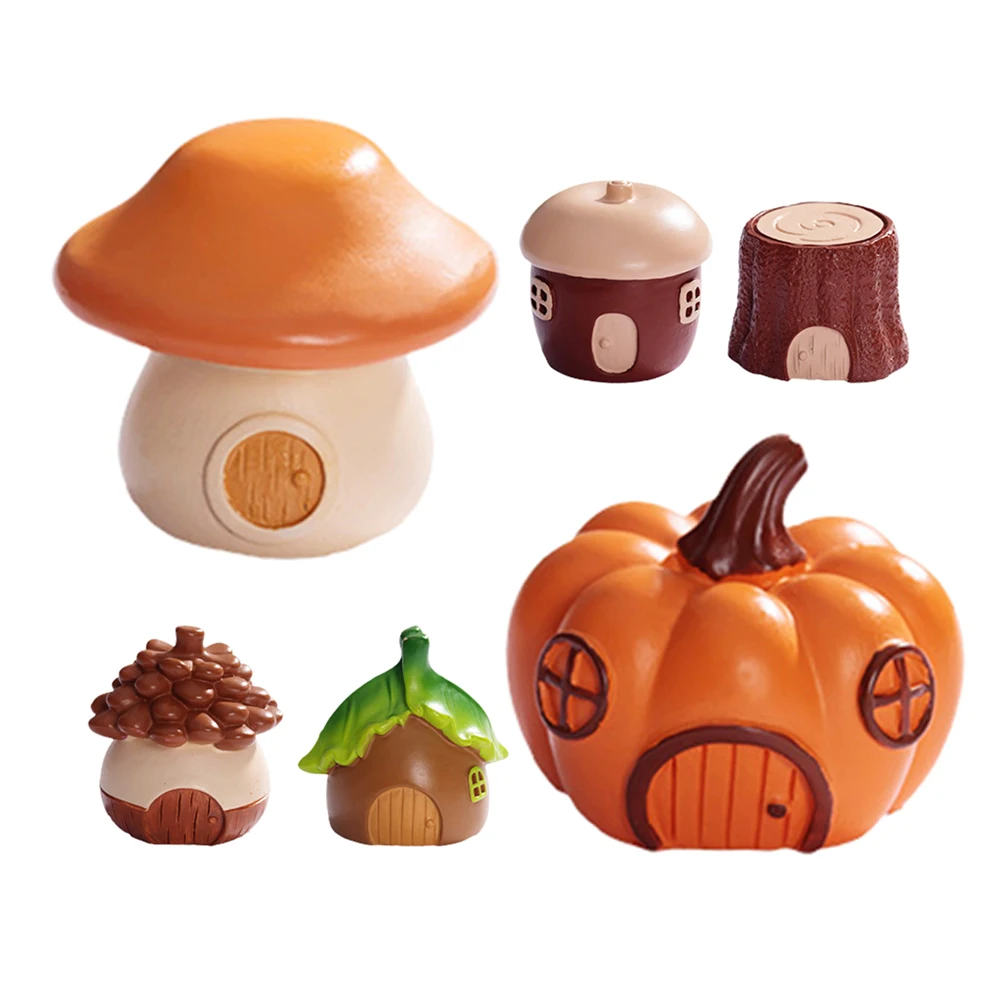 6pcs Forest Miniatures Decor Micro Landscape Ornaments Kit Small Houses for Crafts Resin Desktop
6pcs Forest Miniatures Decor Micro Landscape Ornaments Kit Small Houses for Crafts Resin Desktop