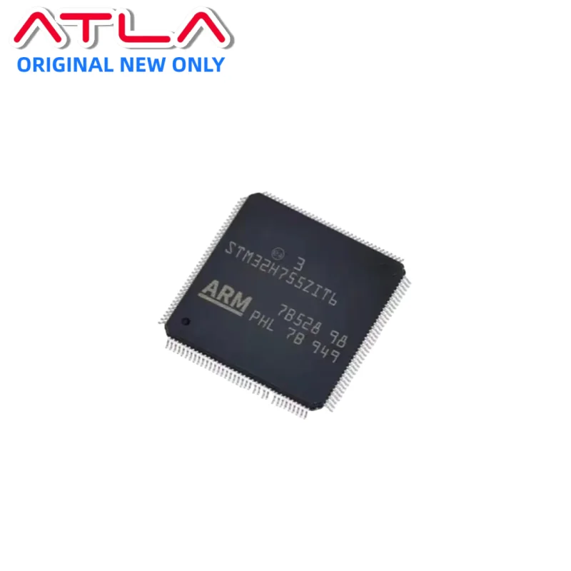 1-10PCS STM32H755ZIT6 QFP-144 Dual-Core ARM Cortex-M7/M4 MCU 480MHz+240MHz 2MB Flash 1MB RAM Industrial-Grade with FPU/DSP/DP
1-10PCS STM32H755ZIT6 QFP-144 Dual-Core ARM Cortex-M7/M4 MCU 480MHz+240MHz 2MB Flash 1MB RAM Industrial-Grade with FPU/DSP/DP