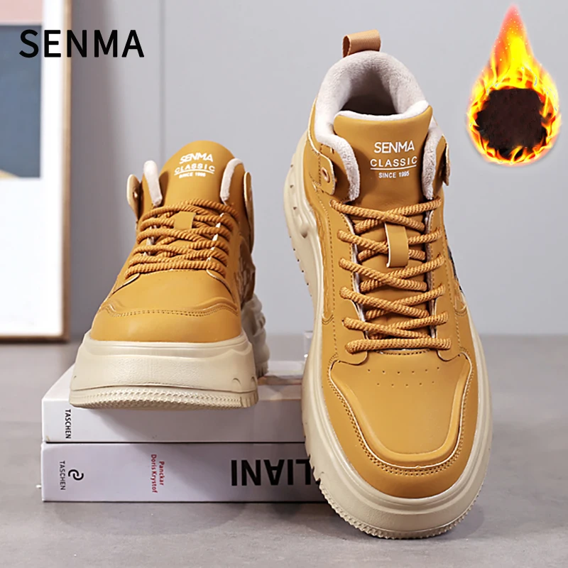 SENMA Высокие мужские туфли 2025 Новая зимняя теплая спортивная обувь с бархатом для подростков, нескользящая повседневная обувь на толстой подошве
SENMA Высокие мужские туфли 2025 Новая зимняя теплая спортивная обувь с бархатом для подростков, нескользящая повседневная обувь на толстой подошве