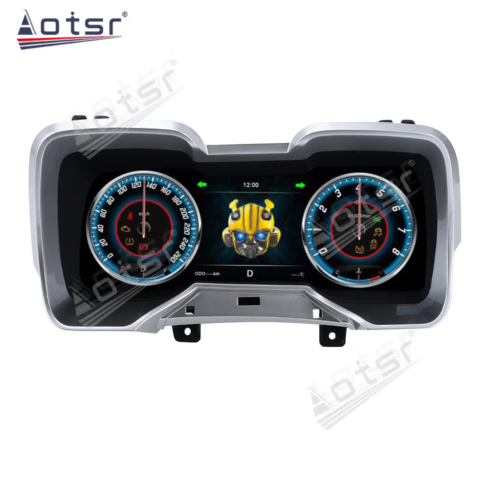 12.3 Inch Screen CockPit LCD Instrument panel Speedmeter Display For Chevrolet Camaro 2010-2015 Car Digital Dashboard Cluster
12.3 Inch Screen CockPit LCD Instrument panel Speedmeter Display For Chevrolet Camaro 2010-2015 Car Digital Dashboard Cluster