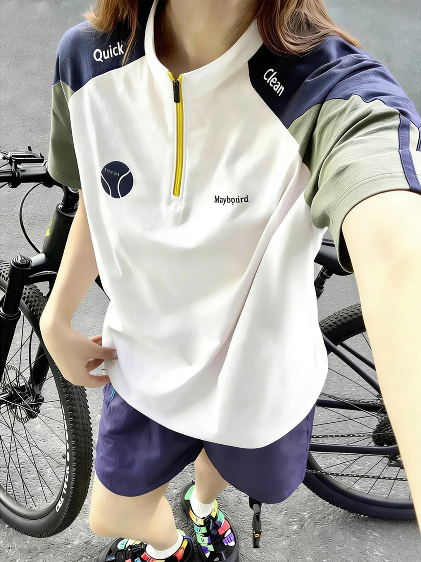Unisex Summer Outdoor Cycling Clothing Set Quick Dry Short Sleeve T-Shirt Fitness Sportswear Breathable Cool Sensation Polyes...
Unisex Summer Outdoor Cycling Clothing Set Quick Dry Short Sleeve T-Shirt Fitness Sportswear Breathable Cool Sensation Polyes...
