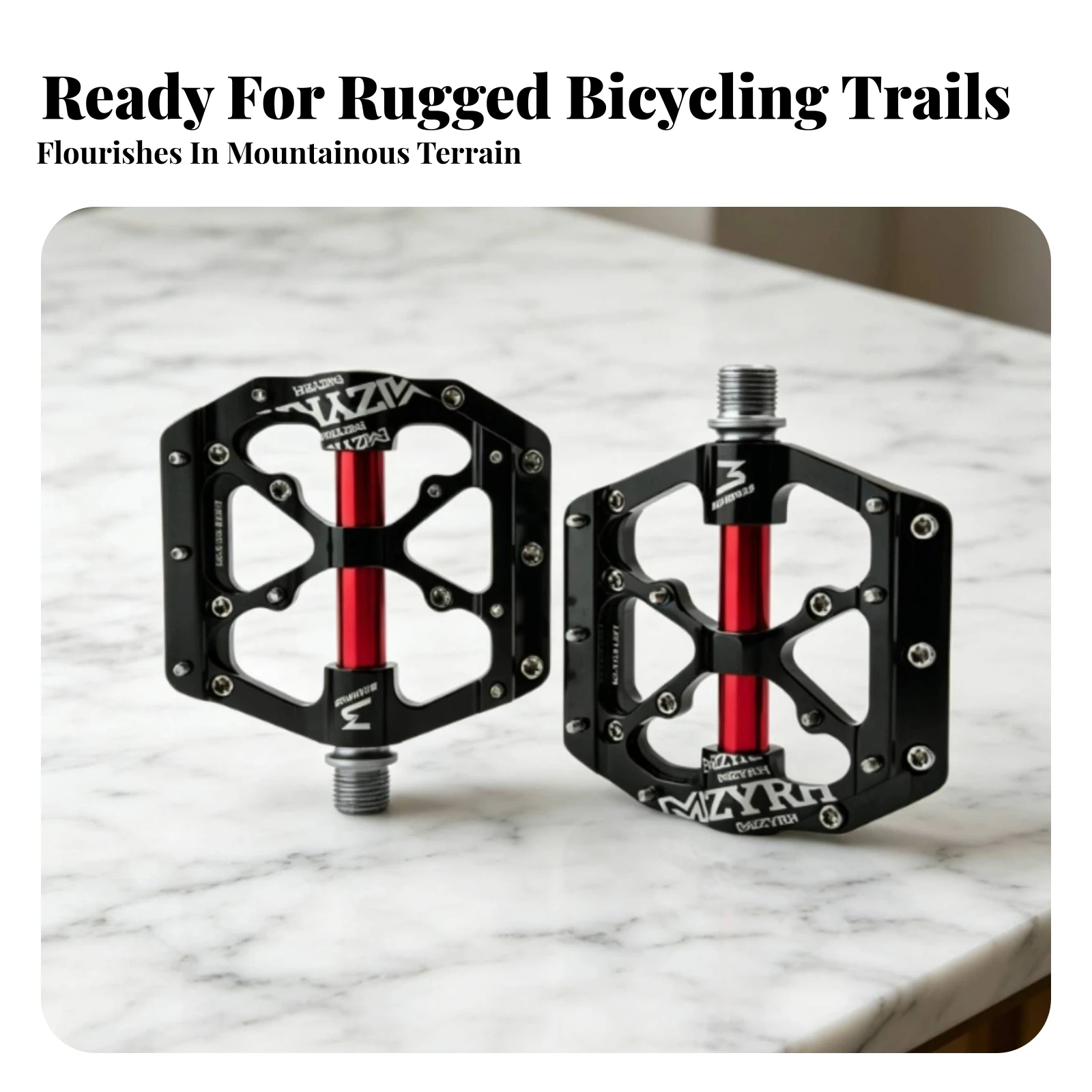 Aluminum Cycle Pedal Machined Finish Open-Frame Pedal Bearing Construction Threaded Spindle
Aluminum Cycle Pedal Machined Finish Open-Frame Pedal Bearing Construction Threaded Spindle