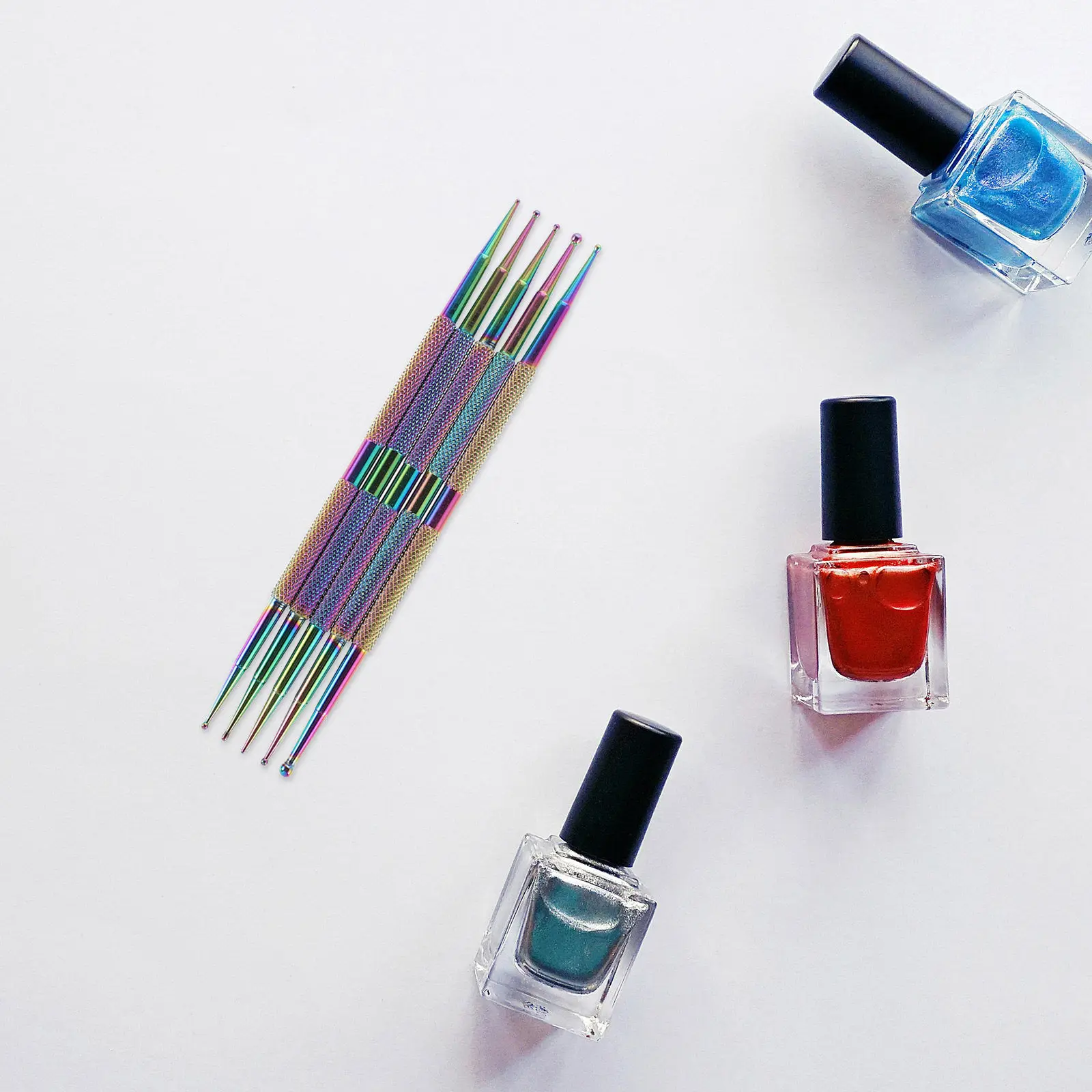 5Pcs Nail Dotting Pen Double Ended Dot Tools DIY Nail Art Painting Embossing Design Nails Color Matching Accessories
5Pcs Nail Dotting Pen Double Ended Dot Tools DIY Nail Art Painting Embossing Design Nails Color Matching Accessories