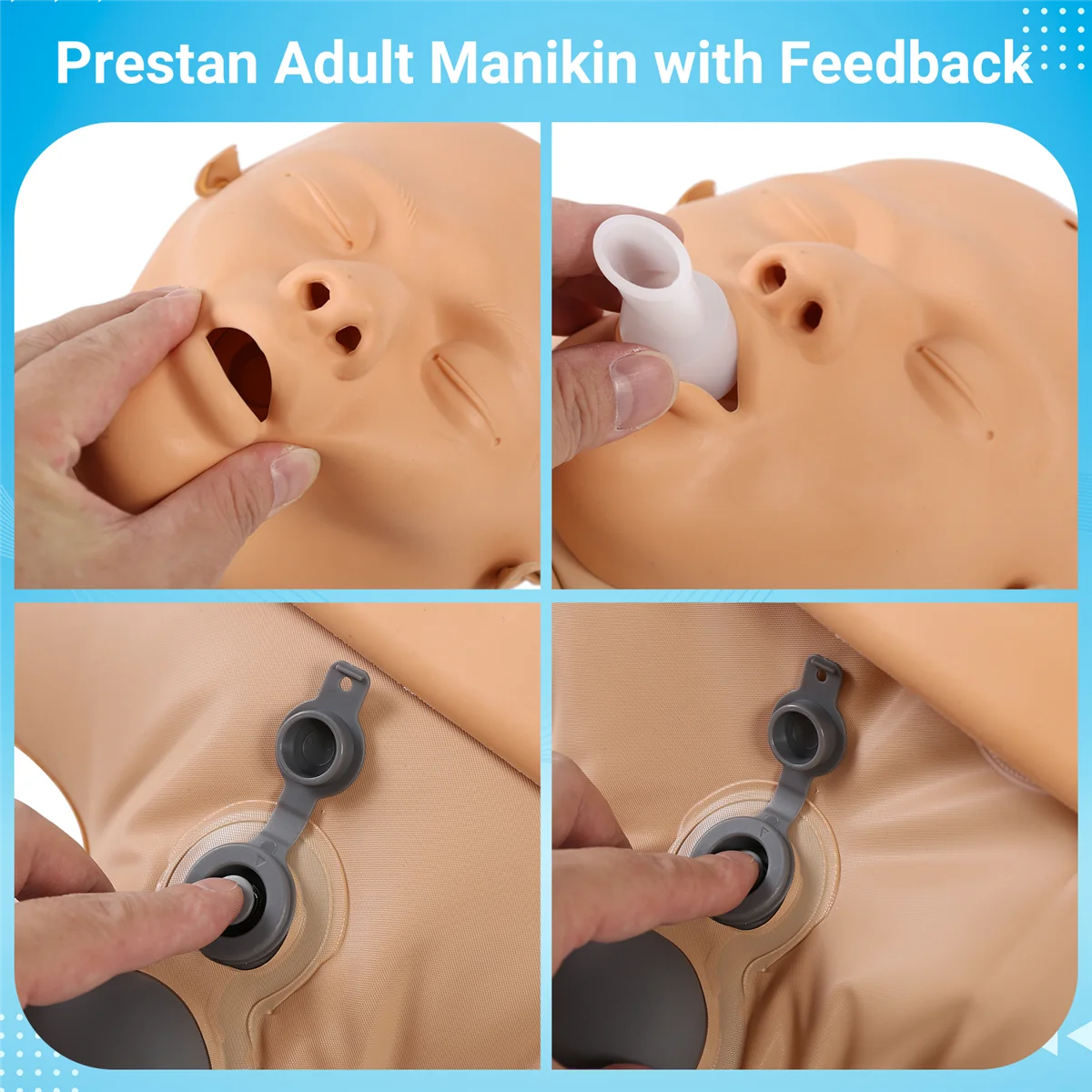 A39U Adult and Infant CPR Manikin Kits, UltraTrainer and MCR Accessories, First Aid Training Manikin Dummy
A39U Adult and Infant CPR Manikin Kits, UltraTrainer and MCR Accessories, First Aid Training Manikin Dummy