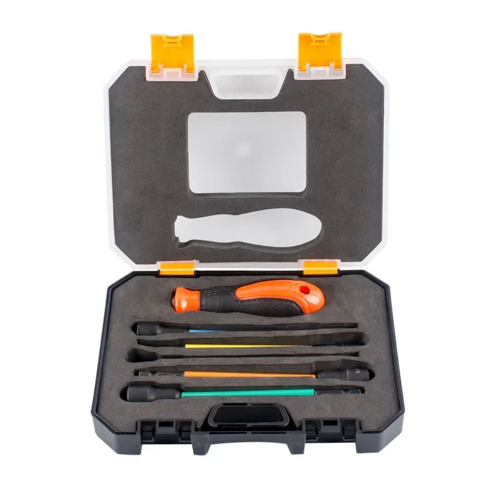 6pcs/set 150MM Hex Socket Magnetic Air Drill Bit Set Embedded Hex Socket With Leather-Rubber Handle For Automotive Home Repairs
6pcs/set 150MM Hex Socket Magnetic Air Drill Bit Set Embedded Hex Socket With Leather-Rubber Handle For Automotive Home Repairs