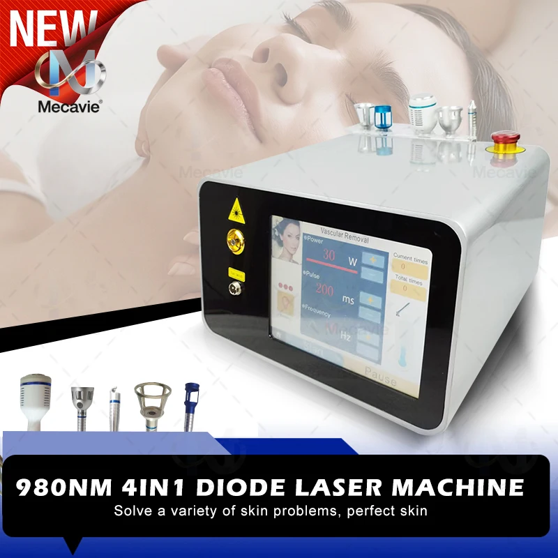 Portable 980Nm Diode Laser Machine 5-in-1 Skin Fungal Infection & Nail Fungus Removal Vascular Vein Image Treatment Device
Portable 980Nm Diode Laser Machine 5-in-1 Skin Fungal Infection & Nail Fungus Removal Vascular Vein Image Treatment Device