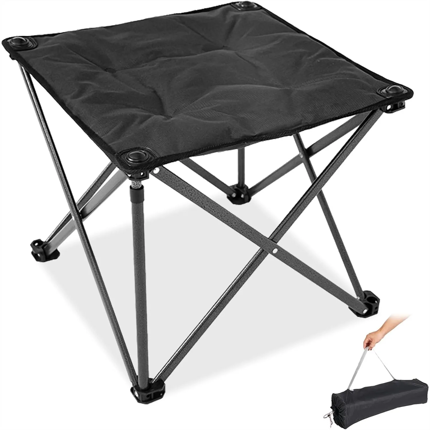 Oversized Folding Camping Stool 18.1 Inch Heavy Duty 330 Lbs Capacity Padded Seat With Carry Bag For Fishing Outdoor Lawn Travel Black
Oversized Folding Camping Stool 18.1 Inch Heavy Duty 330 Lbs Capacity Padded Seat With Carry Bag For Fishing Outdoor Lawn Travel Black