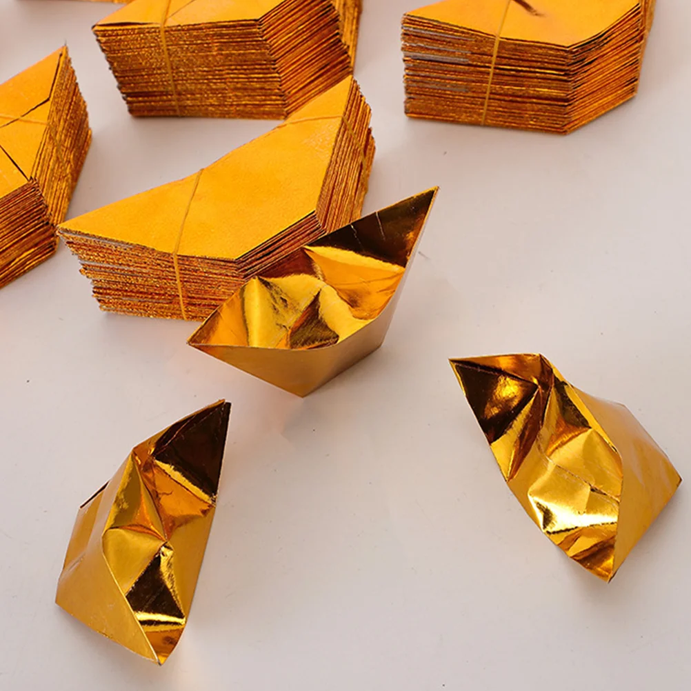 1000 Pcs Golden Sacrificial Supplies (12*15 Pack) Worship Qingming Ghost Money Paper Sacrificing Accessory
1000 Pcs Golden Sacrificial Supplies (12*15 Pack) Worship Qingming Ghost Money Paper Sacrificing Accessory
