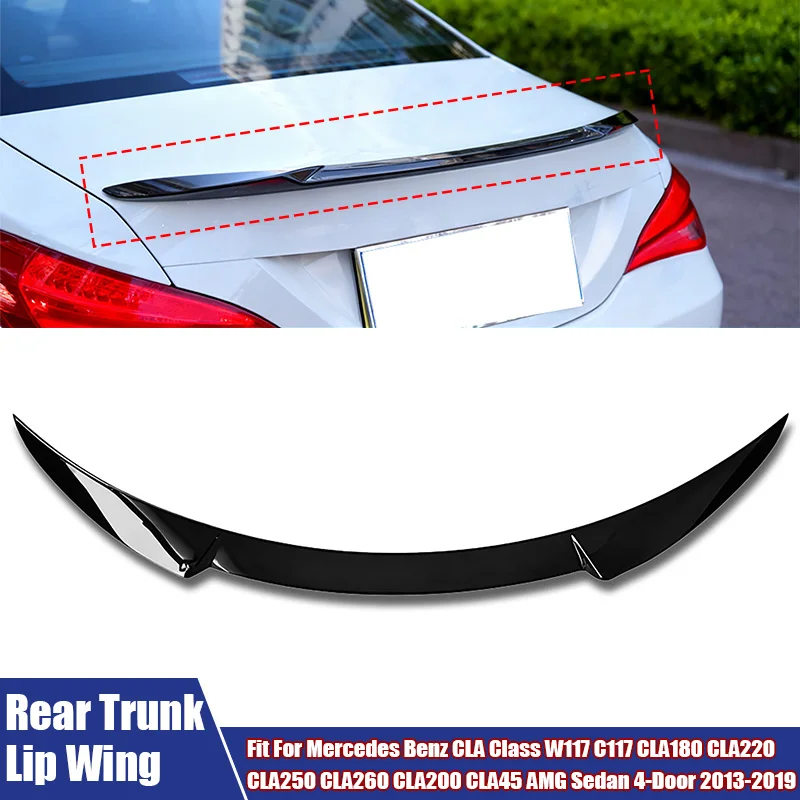 Car Rear Trunk Wing Spoiler For Mercedes Benz CLA Class W117 C117 CLA180 CLA220 CLA250 CLA260 CLA200 CLA45 AMG Sedan 2013-2019
Car Rear Trunk Wing Spoiler For Mercedes Benz CLA Class W117 C117 CLA180 CLA220 CLA250 CLA260 CLA200 CLA45 AMG Sedan 2013-2019