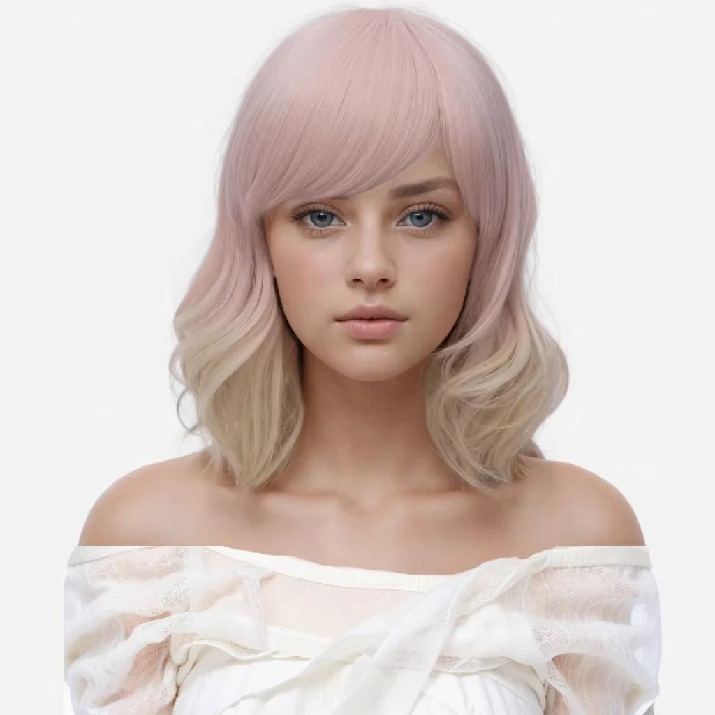 MSIWIGS Short Wig with Side Bangs Cosplay Wigs for Women Synthetic Wavy Wig Purple Blue Pink Hair
MSIWIGS Short Wig with Side Bangs Cosplay Wigs for Women Synthetic Wavy Wig Purple Blue Pink Hair