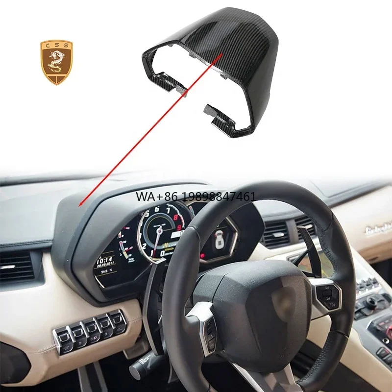 OEM Style for Lamborghini LP700 Interior Dashboard Cover 3K Glossy Carbon Fiber Real Carbon Material Car Accessories
OEM Style for Lamborghini LP700 Interior Dashboard Cover 3K Glossy Carbon Fiber Real Carbon Material Car Accessories