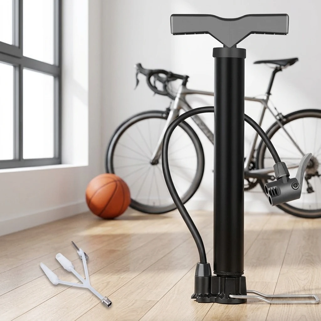 Portable High-Pressure Air Pump for Bike Motorcycle Basketball with Precise Pressure Gauge
Portable High-Pressure Air Pump for Bike Motorcycle Basketball with Precise Pressure Gauge
