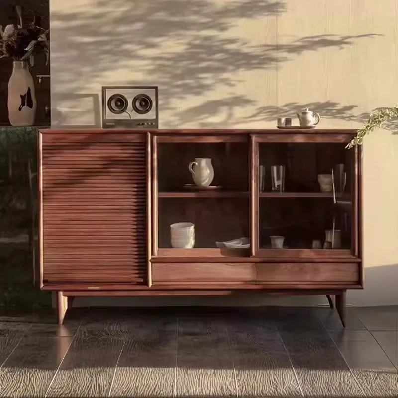 North American black walnut dining side cabinet, solid wood tea cabinet, Japanese simple storage cabinet, living room wine
North American black walnut dining side cabinet, solid wood tea cabinet, Japanese simple storage cabinet, living room wine