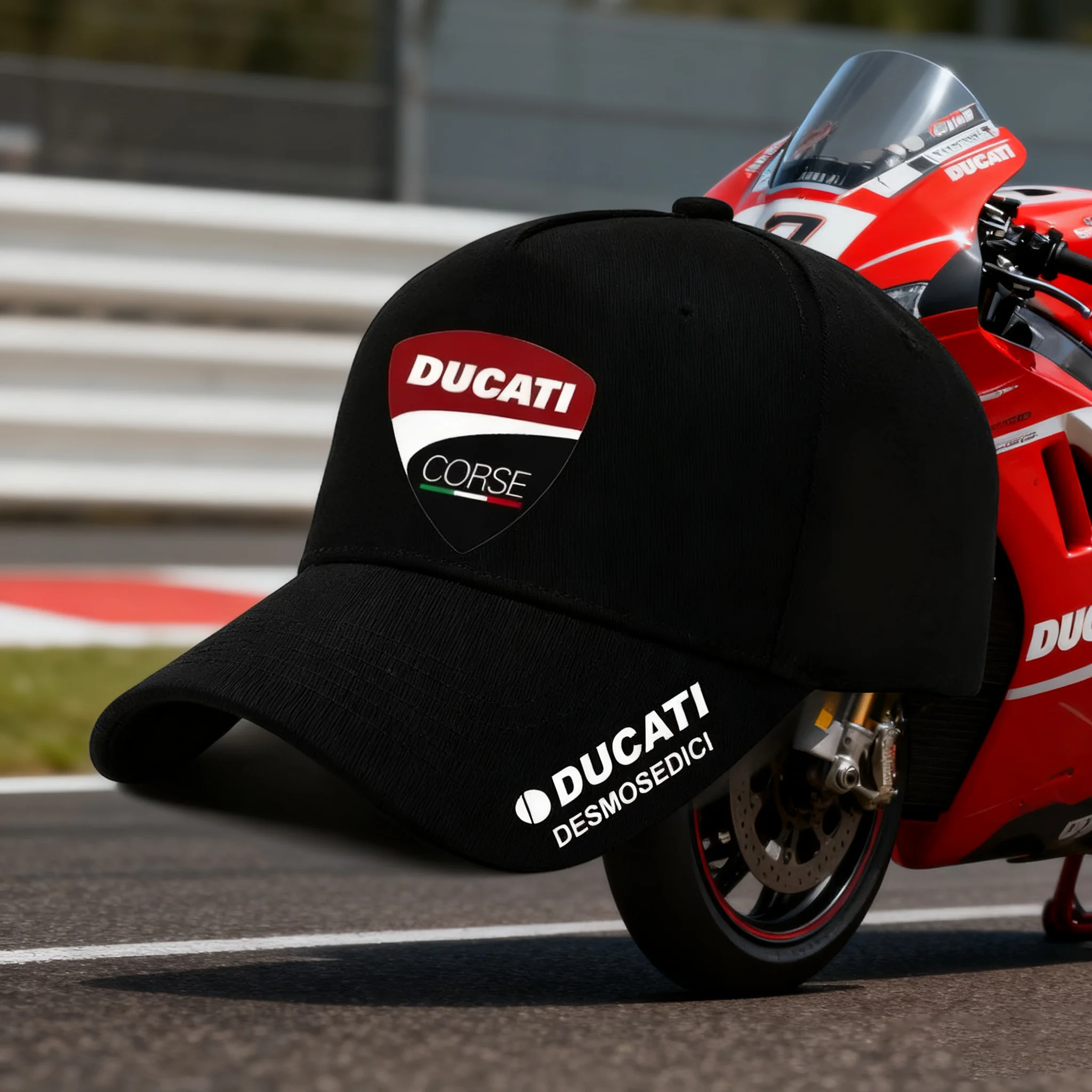 For Ducati 796 400 795 821 Monster 696 3D Printing Unisex Adjustable Cotton Casual Plain Sun Hat Motorcycle Emblem Baseball Cap
For Ducati 796 400 795 821 Monster 696 3D Printing Unisex Adjustable Cotton Casual Plain Sun Hat Motorcycle Emblem Baseball Cap